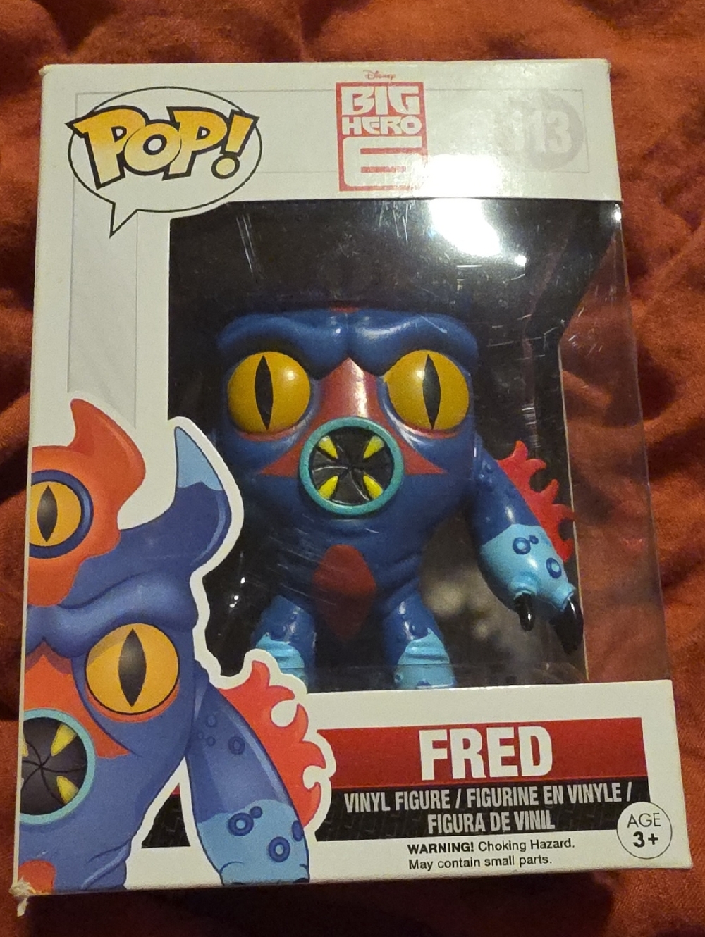 Funko Pop! Fred Vinyl Figure - Blue/Orange/Yellow#113